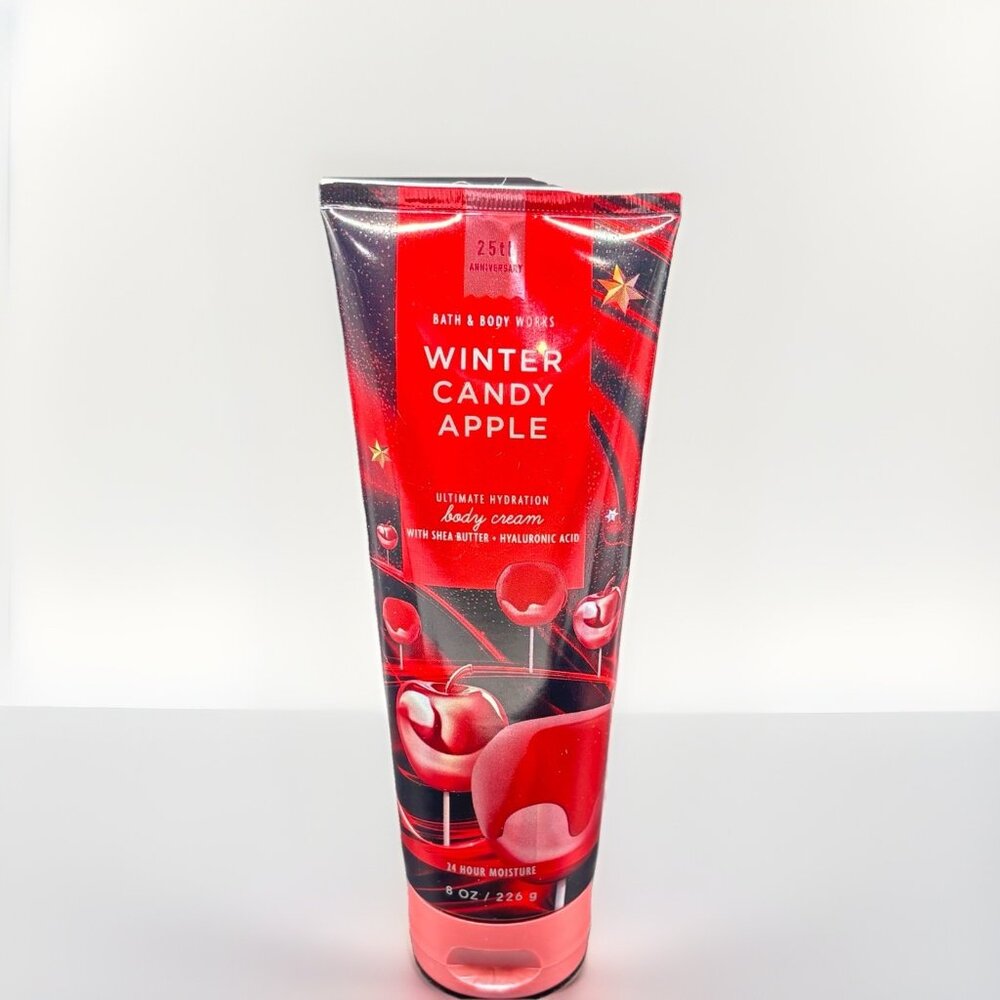 Bath & Body Works Winter Candy Apple Ultimate Hydration Body Cream 8oz Christmas